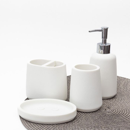 SET DE BAÑO X 4 RESINA ETXE (DD-11)