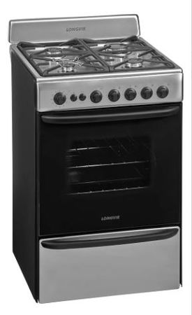 Cocina Longvie 13601XF Color Acero Inoxidable Con Puerta con Visor