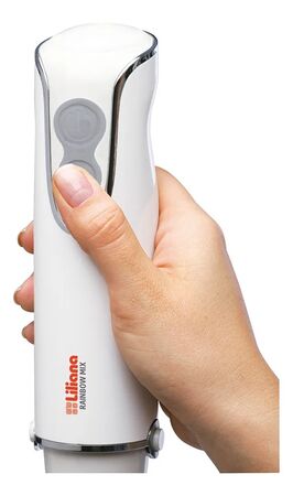 Licuadora de Mano Mixer Liliana AH101B Rainbow Mix 450W Blanca