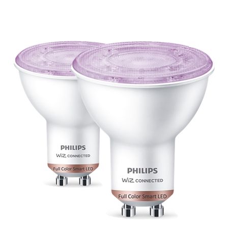 Lampara Led Inteligente Philips Wifi Smart Color Gu10 x2 Un