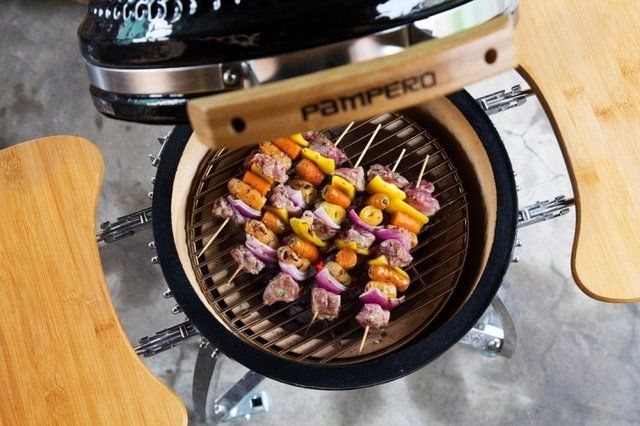 Kamado Argentino Asador Pampero - Horno Ceramico - Parrilla - Vista 4