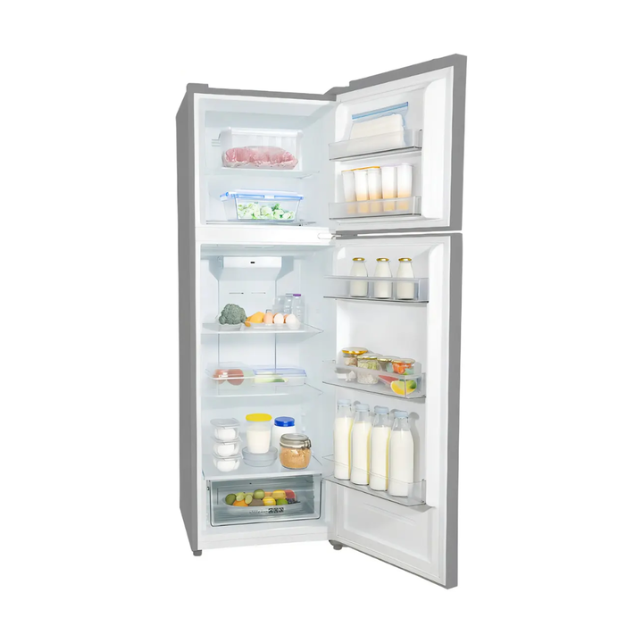 Heladera Enova freezer sup. 370lts No Frost gris claro - Vista 3