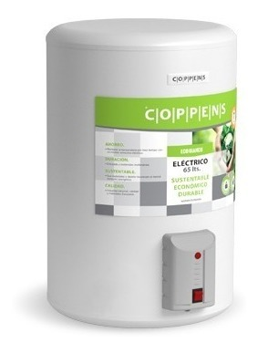 Termotanque Eléctrico Coppens 65 Lts Eco Bianco Colgar Blanco