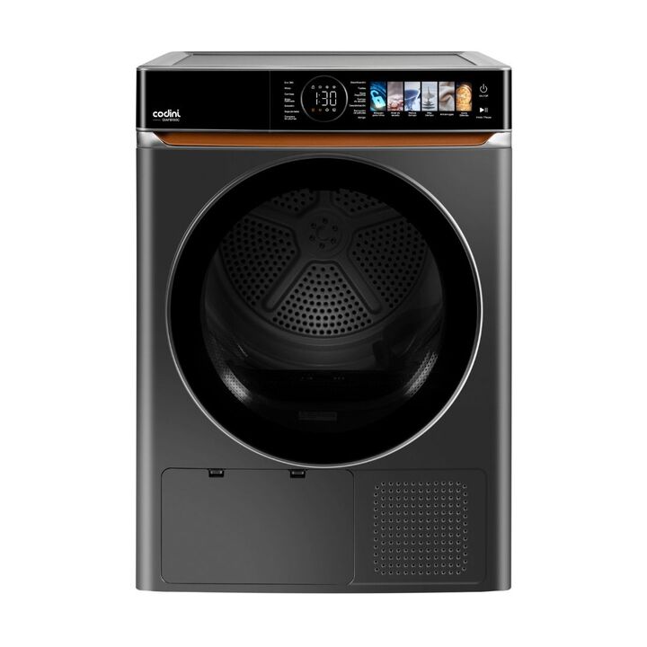 Torre de Lavado Codini Lavasecarropas 9kg/10kg Inverter A 1400 RPM Dark grey - KB9014100G - Vista 9