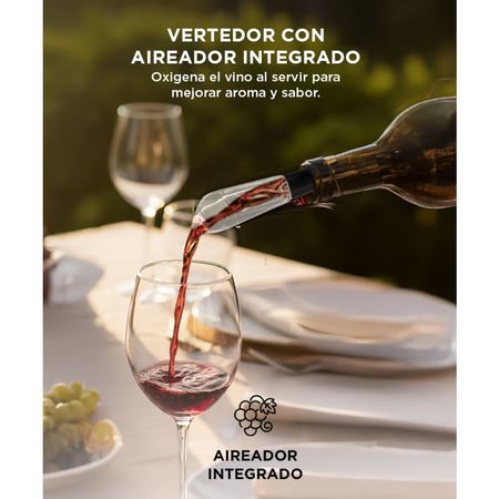 Kit de Vino Gadnic Sacacorchos Eléctrico Decantador Bomba de Vacío
