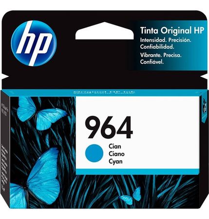 Cartucho De Tinta Hp 964 3ja50al Cyan Original Pro 9010 9020