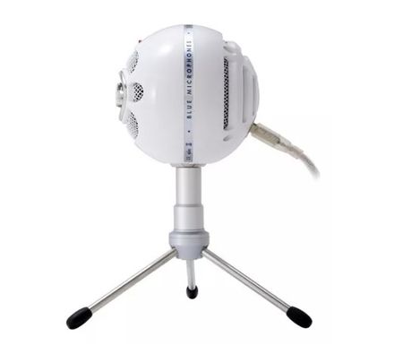 Microfono Condensador Logitech Blue Snowball Ice Usb Podcast Blanco