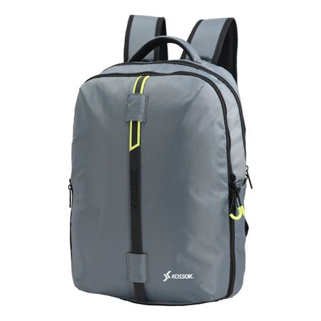 Mochila Ejecutiva Porta Notebook Kossok Oslo Antirrobo Gris