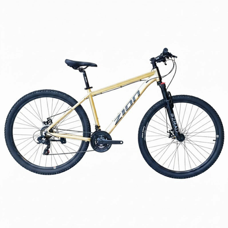 Bicicleta MTB Zion Aspro R29 21V Dorado/Gris Disco Mec. Talle XS