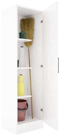 Multifuncion Escobero Muebles Orlandi 407 1P Blanco