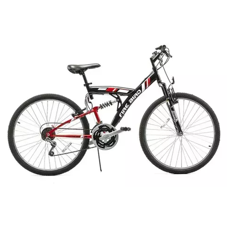 Biciccleta FIRE BIRD MAGIC DOBLE SUSPENSION R26 NEGROROJO