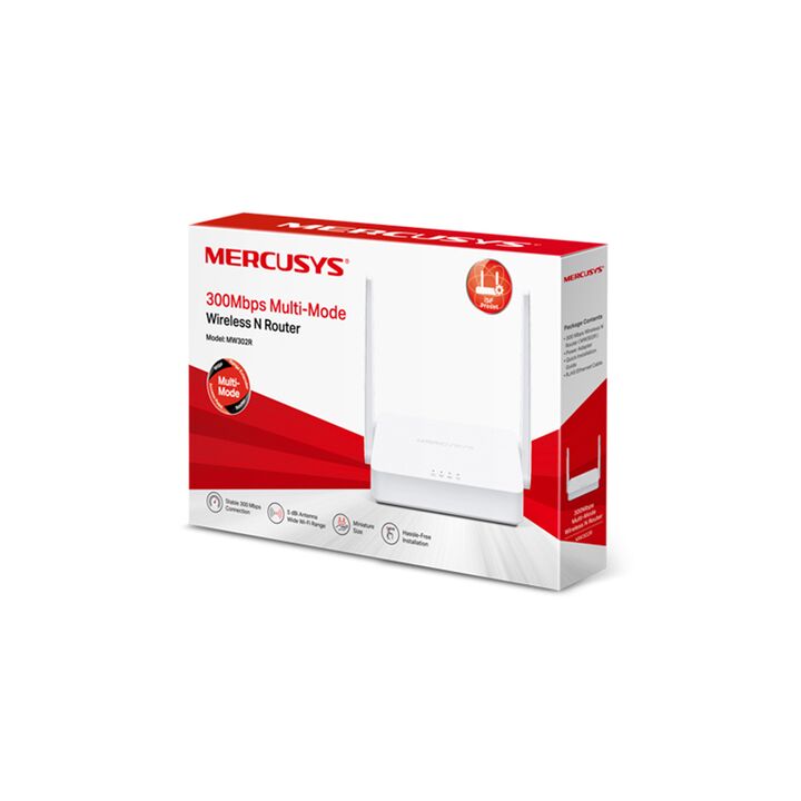 Router Mercusys 2P MW302R 300Mps Blanco - Vista 1