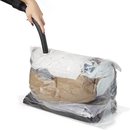 Bolsa Vacio Guardar Ropa 50 X 65 Cms Ahorra Espacio Con Válvula