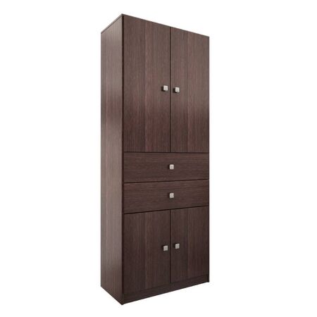 MULTIFUNCION ECO ORLANDI WE 721 PREMIUM - WENGUE, 4 PUERTAS, 2 CAJONES, 1 ESTANTE