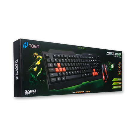 Teclado + Mouse Gamer Noga Stormer USB (NKB-300) - Vista 2