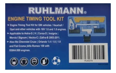 Juego de Pastillas Ruhlmann para Chevrolet Cruze Sonic 1.8 16V Plus