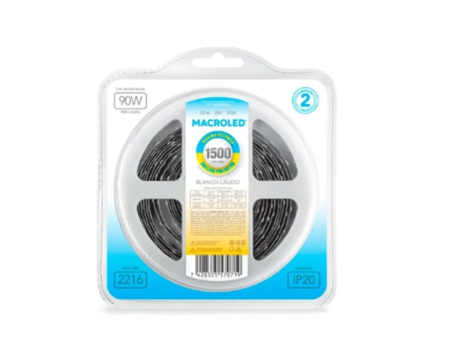 Tira Led 2216 Rollo 5 Metros 60 Led Ip20 24V Alta Potencia
