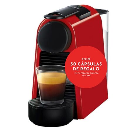 Cafetera Nespresso Essenza Mini Roja D30-AR-RE-NE2-IMPO
