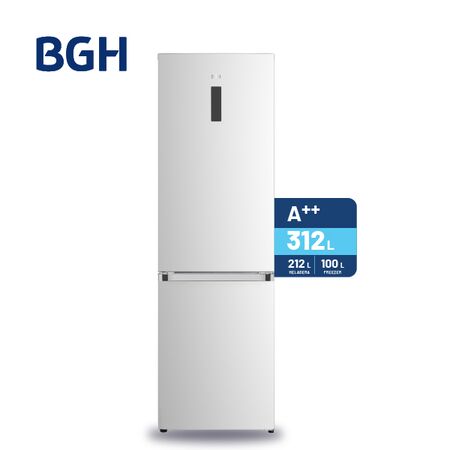 Heladera BGH Combi No Frost Inox 312 Litros