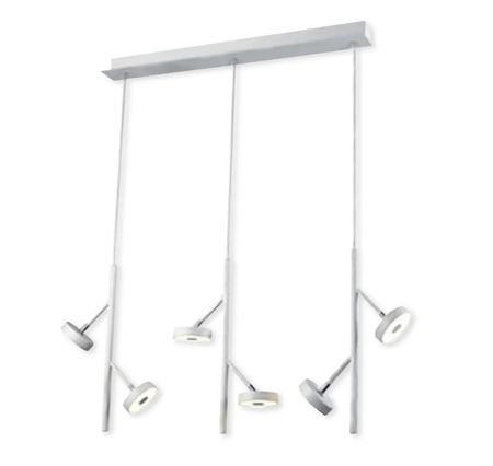 Aplique Lampara Colgante Interior Moderna 3 Luces Calido