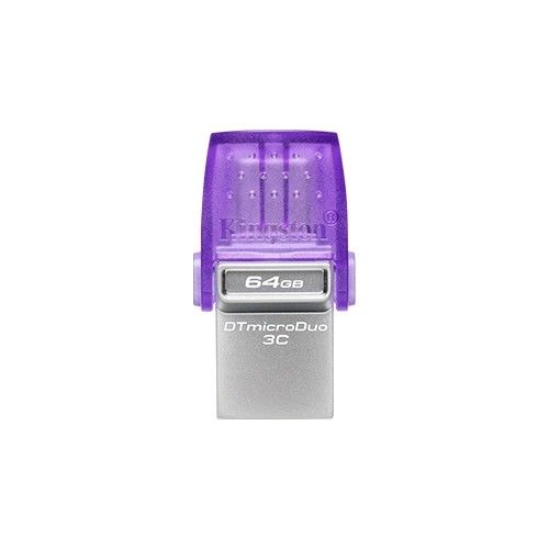 Pen Drive Kingston DataTraveler Micro Duo 64GB USB-A USB-C - Vista 1