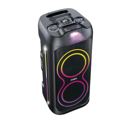 Torre De Sonido Aiwa 16000w 8" Tweeter Pmpo Luces Led  awt280l
