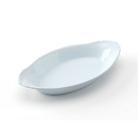 Fuente Ensaladera Oval 24cm Porcelana Schmidt Blanco