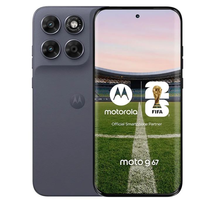 Celular Moto G67 4GB 256GB 6.7" Gris - Vista 2