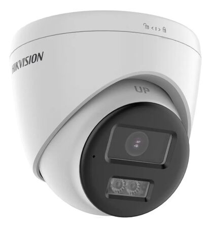 Camara Domo Hikvision 2Mp Colorvu Audio Sirena DS-2CE78D0T-S